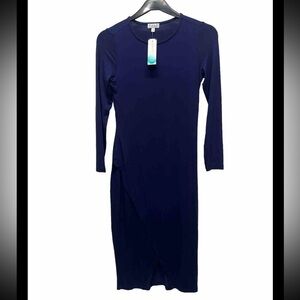 AVLN Studio Stitch Fix Serafina Navy MIDI Dress XS